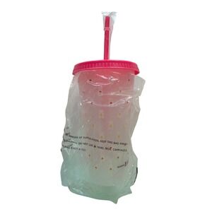 Sydney Sweeney x Baskin-Robbins Color-Changing Gummi Bear Cup 20oz New NWT pink